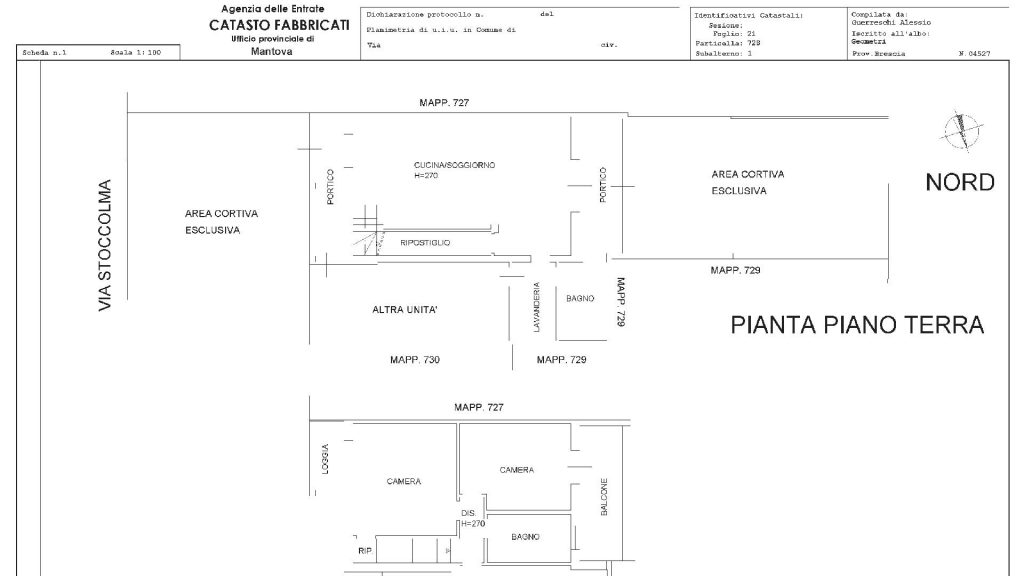 Immagine di Variazione Catastale-Docfa Modulo